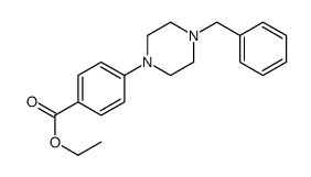 ethyl 4-(4-benzylpiperazin-1-yl)benzoate结构式