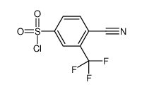 4-Cyano-3-(trifluoromethyl)benzene-1-sulfonyl chloride picture