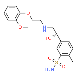 (+)-Amosulalol结构式