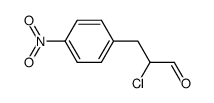 2-chloro-3-(4-nitro-phenyl)-propionaldehyde Structure