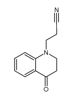 3-(4-oxo-3,4-dihydro-2H-[1]quinolyl)-propionitrile结构式