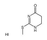 2-Methylthio-5,6-dihydro-4(1H)-pyrimidinon-hydrojodid结构式