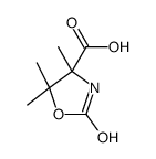 4-Oxazolidinecarboxylicacid,4,5,5-trimethyl-2-oxo-(6CI) Structure