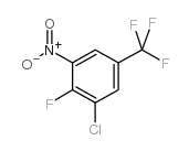 3-chloro-4-fluoro-5-nitrobenzotrifluoride structure