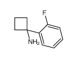 1-(2-fluorophenyl)cyclobutan-1-amine Structure