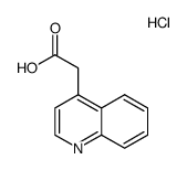 quinolin-4-yl-acetic acid hydrochloride Structure