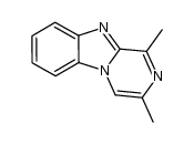 1,3-dimethylpyrazino[1,2-a]benzimidazole结构式