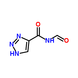 1H-1,2,3-Triazole-4-carboxamide,N-formyl-(9CI) Structure