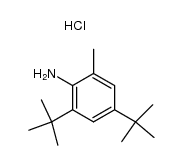 2,4-di-tert-butyl-6-methylaniline hydrochloride Structure