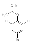 5-Bromo-1,3-dichloro-2-isopropoxybenzene structure