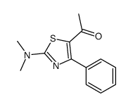 1-[2-(dimethylamino)-4-phenyl-1,3-thiazol-5-yl]ethanone结构式