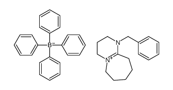 8-Benzyl-1,8-diazabicyclo[5.4.0]undec-7-ene tetraphenylborate Structure