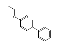 (Z)-ethyl 4-phenyl-2-pentenoate结构式