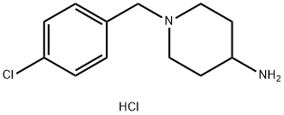 1-(4-chlorobenzyl)piperidin-4-amine hydrochloride Structure
