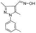 3,5-dimethyl-1-(3-methylphenyl)-1H-pyrazole-4-carbaldehyde oxime picture