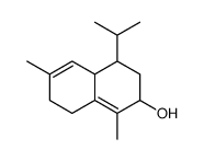 1,6-dimethyl-4-propan-2-yl-2,3,4,4a,7,8-hexahydronaphthalen-2-ol结构式