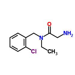 N-(2-Chlorobenzyl)-N-ethylglycinamide Structure