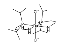 二氯双[3-(二异丙基膦基)丙基胺]钌(II)结构式