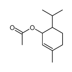 6-(isopropyl)-3-methylcyclohex-2-en-1-yl acetate结构式