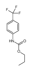 propyl N-[4-(trifluoromethyl)phenyl]carbamate结构式