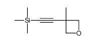 三甲基((3-甲基氧杂环丁烷-3-基)乙炔)硅烷结构式