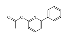 2-phenyl-6-acetoxypyridine Structure