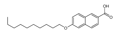 6-decoxynaphthalene-2-carboxylic acid Structure