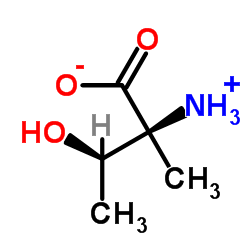 (2S,3R)-3-HYDROXY-L-ISOVALINE structure