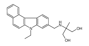 2-[(7-ethylbenzo[g]carbazol-9-yl)methylamino]-2-methylpropane-1,3-diol Structure