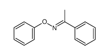 1-phenylethan-1-one O-phenyl oxime结构式