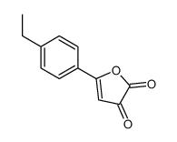 5-(4-ethylphenyl)furan-2,3-dione Structure