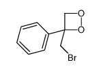 3-(bromomethyl)-3-phenyldioxetane结构式