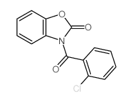 3-(2-Chlorobenzoilo)benzoksazolon-2 [Polish] Structure