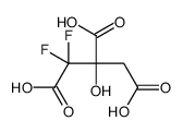 2,2-difluorocitric acid Structure