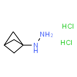 bicyclo[1.1.1]pentan-1-ylhydrazine hydrogen chloride Structure