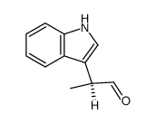 1H-Indole-3-acetaldehyde,-alpha--methyl-,(S)-(9CI) structure