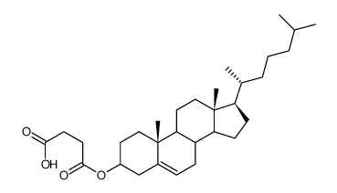 胆甾醇基氢琥珀酸盐结构式