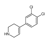 4-(3,4-dichlorophenyl)-1,2,3,6-tetrahydropyridine Structure