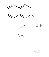 2-(2-methoxynaphthalen-1-yl)ethanamine,hydrochloride结构式