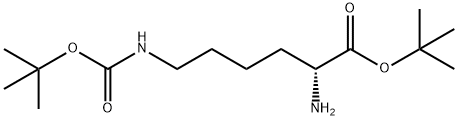 N6-Boc-D-lysine tert-butyl ester结构式