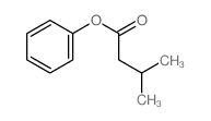 Butanoicacid, 3-methyl-, phenyl ester Structure