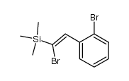 (Z)-β,o-dibromo-β-trimethylsilylstyrene Structure