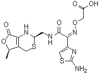 头孢克肟杂质 B结构式