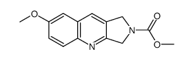 methyl 7-methoxy-1,3-dihydro-2H-pyrrolo[3,4-b]quinoline-2-carboxylate结构式