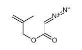 2-diazonio-1-(2-methylprop-2-enoxy)ethenolate结构式