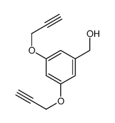 [3,5-bis(prop-2-ynoxy)phenyl]methanol结构式