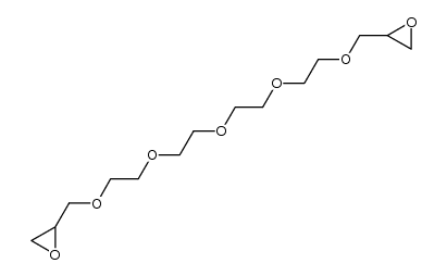 2-[2-[2-[2-(2-glycidoxyethoxy)ethoxy]ethoxy]ethoxyMethyl]oxirane结构式