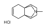 4a,8a-(Methaniminomethano)naphthalene,1,2,3,4,5,8-hexahydro-10-methyl-,hydrochloride Structure