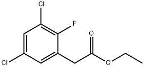 Ethyl 3,5-dichloro-2-fluorophenylacetate Structure