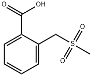 2-Methanesulfonylmethyl-benzoic acid Structure